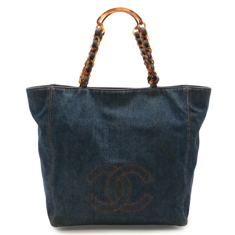 CHANEL Brown Logo Shoulder Bag